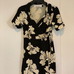 Fighting Eel/Ava Sky Aloha Print Kimono Dress
